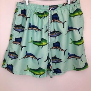 🌈NWOT Uzzi Activewear Size XL Swim Trunks!